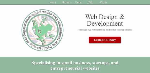 Branded Frog: Web Design - Design & Developmen