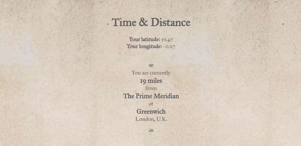 Time & Distance